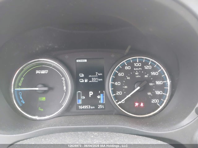12625973 :رقم المزاد ، JA4J24A59JZ613452 vin ، 2018 Mitsubishi Outlander Phev Gt/se مزاد بيع