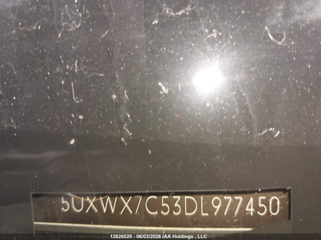 Продажа на аукционе авто 2013 Bmw X3 Xdrive35i, vin: 5UXWX7C53DL977450, номер лота: 12626029