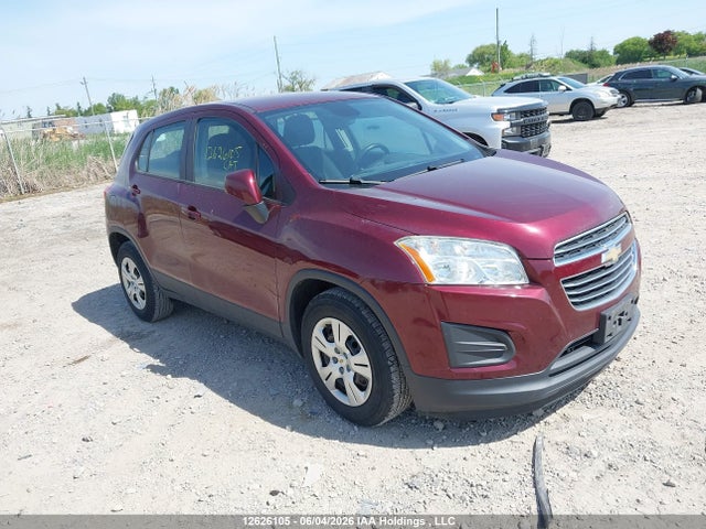 12626105 :رقم المزاد ، 3GNCJKSB6GL241148 vin ، 2016 Chevrolet Trax Ls Fwd مزاد بيع