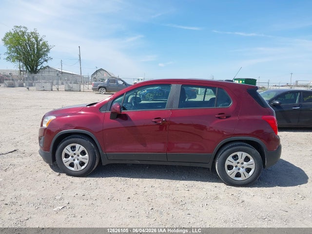12626105 :رقم المزاد ، 3GNCJKSB6GL241148 vin ، 2016 Chevrolet Trax Ls Fwd مزاد بيع