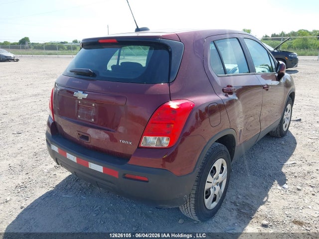 12626105 :رقم المزاد ، 3GNCJKSB6GL241148 vin ، 2016 Chevrolet Trax Ls Fwd مزاد بيع