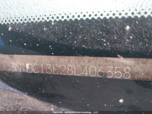 Продаж на аукціоні авто 2008 Nissan Versa 1.8sl, vin: 3N1BC13E28L406358, номер лоту: 12626106