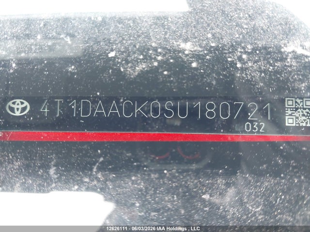 Aukcja sprzedaży 2025 Toyota Camry Xse/xle/le/se, vin: 4T1DAACK0SU180721, numer aukcji: 12626111