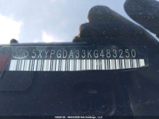 Aukcja sprzedaży 2019 Kia Sorento L/lx, vin: 5XYPGDA33KG483250, numer aukcji: 12626125