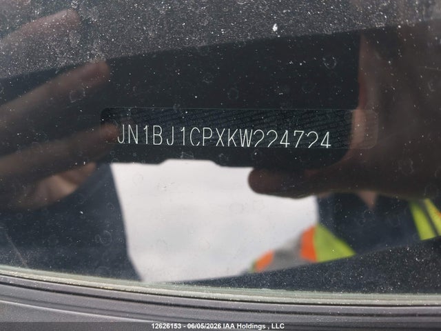 JN1BJ1CPXKW224724 Nissan QASHQAI
