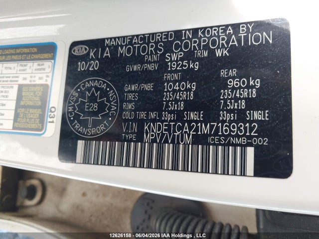 KIA Seltos Sx Turbo 2021 KNDETCA21M7169312 Image 9