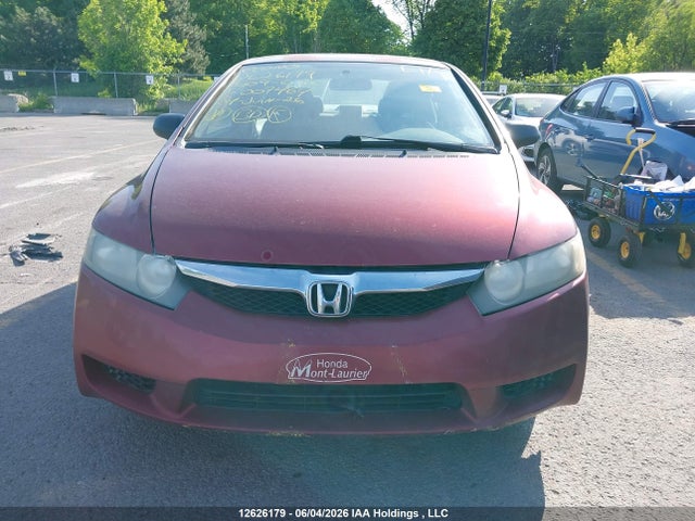12626179 :رقم المزاد ، 2HGFA16299H007464 vin ، 2009 Honda Civic Dx/dx-a مزاد بيع