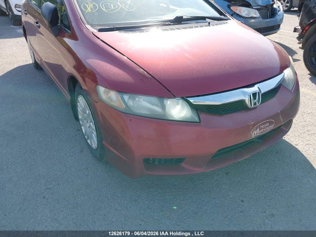 12626179 :رقم المزاد ، 2HGFA16299H007464 vin ، 2009 Honda Civic Dx/dx-a مزاد بيع