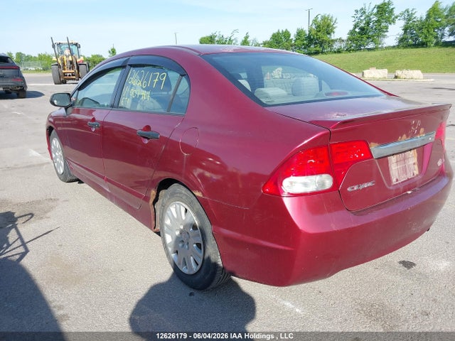 12626179 :رقم المزاد ، 2HGFA16299H007464 vin ، 2009 Honda Civic Dx/dx-a مزاد بيع
