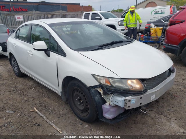 12626181 :رقم المزاد ، 2HGFB2F46DH110256 vin ، 2013 Honda Civic Lx مزاد بيع