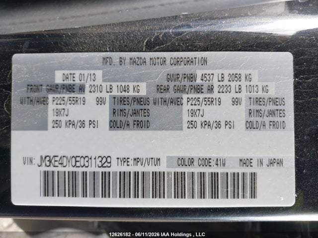 Mazda CX-5 GT 2014 JM3KE4DY0E0311329 Image 22