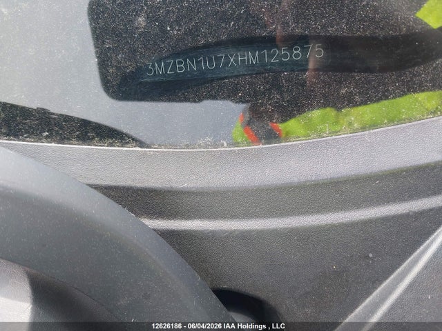 3MZBN1U7XHM125875 Mazda Mazda3 Gx