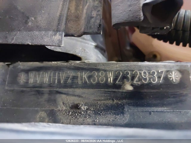 12626223 :رقم المزاد ، WVWHV71K38W232937 vin ، 2008 Volkswagen Golf Gti مزاد بيع