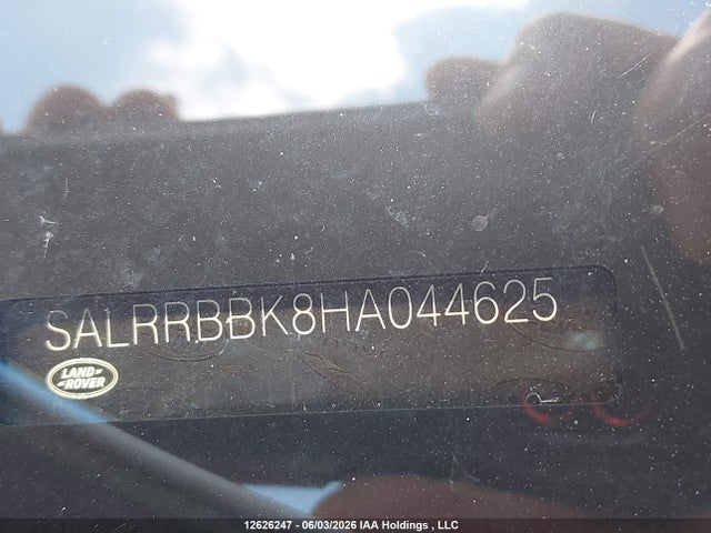 SALRRBBK8HA044625 Land Rover Discovery Diesel Td6 Hse