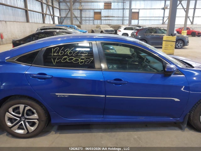 2018 Honda Civic Lx მანქანა იყიდება აუქციონზე, vin: 2HGFC2E56JH000827, აუქციონის ნომერი: 12626273