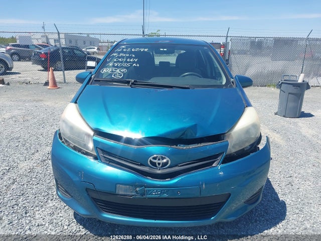 2014 Toyota Yaris Le მანქანა იყიდება აუქციონზე, vin: VNKKTUD33EA001664, აუქციონის ნომერი: 12626288