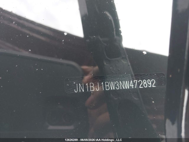 Продажа на аукционе авто 2022 Nissan Qashqai, vin: JN1BJ1BW3NW472892, номер лота: 12626289