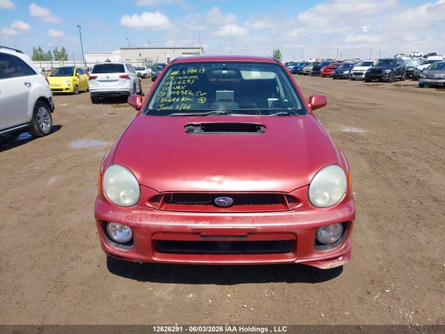 12626291 :رقم المزاد ، GDA004982 vin ، 2000 Subaru Wrx مزاد بيع
