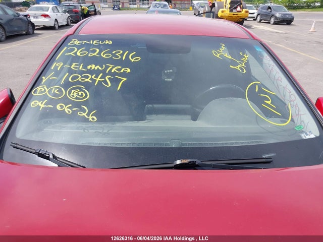 Auction sale of the 2019 Hyundai Elantra Gt Preferred, vin: KMHH35LE8KU102457, lot number: 12626316
