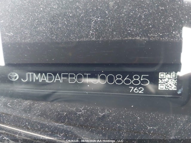 Aukcja sprzedaży 2026 Toyota Bz Xle Awd, vin: JTMADAFB0TJ008685, numer aukcji: 12626325