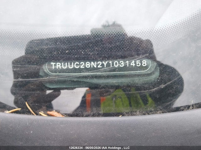 Продажа на аукционе авто 2000 Audi Tt Quaro, vin: TRUUC28N2Y1031458, номер лота: 12626334