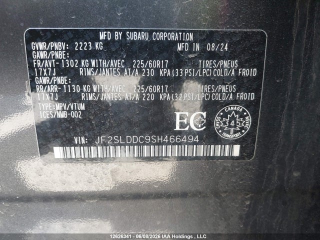 Subaru Forester 2025 JF2SLDDC9SH466494 Image 9