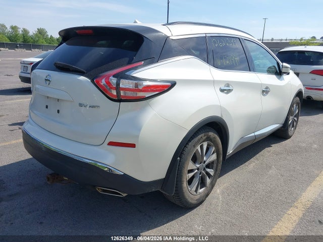 Продаж на аукціоні авто 2016 Nissan Murano S/sl/sv/platinum, vin: 5N1AZ2MH1GN121991, номер лоту: 12626349