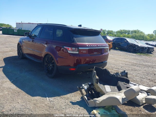 12623990 :رقم المزاد ، SALWR2FK9HA143290 vin ، 2017 Land Rover Range Rover Sport Diesel Td6 Hse مزاد بيع