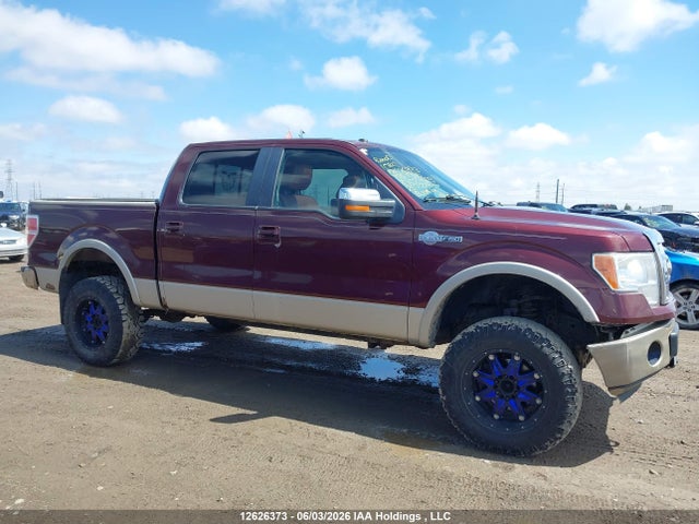 12626373 :رقم المزاد ، 1FTPW14VX9KC27609 vin ، 2009 Ford F150 Supercrew مزاد بيع
