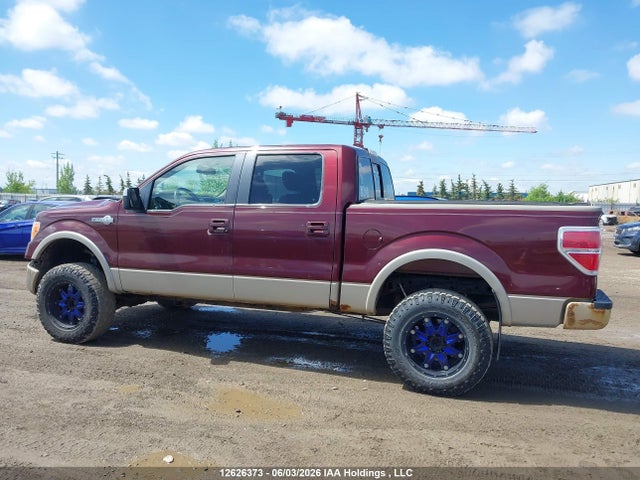 12626373 :رقم المزاد ، 1FTPW14VX9KC27609 vin ، 2009 Ford F150 Supercrew مزاد بيع