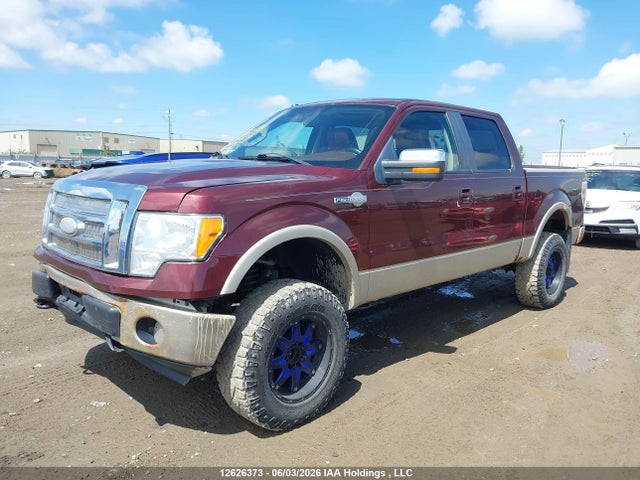 12626373 :رقم المزاد ، 1FTPW14VX9KC27609 vin ، 2009 Ford F150 Supercrew مزاد بيع