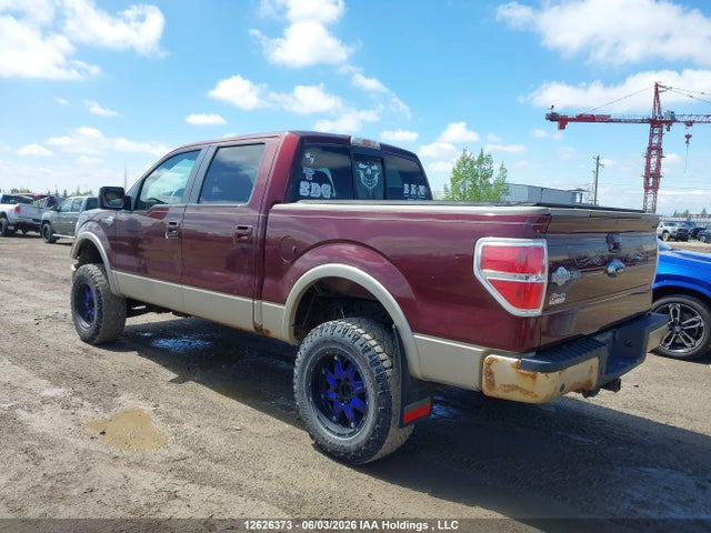 12626373 :رقم المزاد ، 1FTPW14VX9KC27609 vin ، 2009 Ford F150 Supercrew مزاد بيع