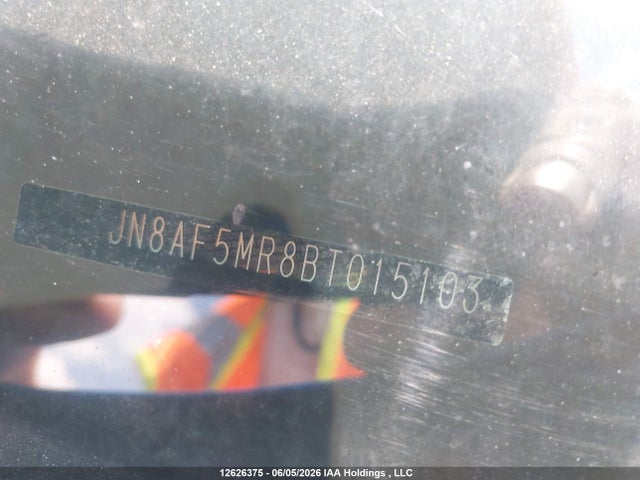 12626375 :رقم المزاد ، JN8AF5MR8BT015103 vin ، 2011 Nissan Juke Sv مزاد بيع