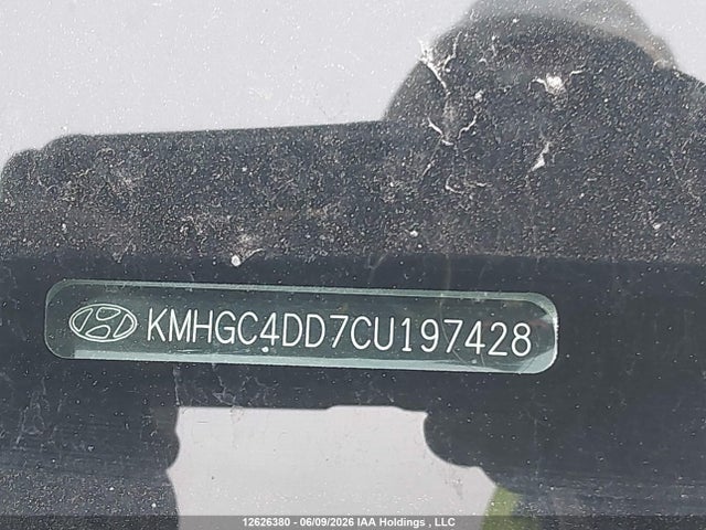 Aukcja sprzedaży 2012 Hyundai Genesis 3.8 Premium, vin: KMHGC4DD7CU197428, numer aukcji: 12626380