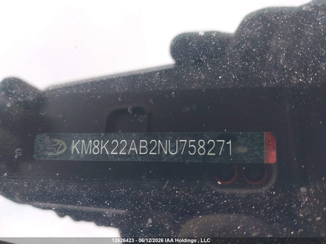Aukcja sprzedaży 2022 Hyundai Kona Sel/se, vin: KM8K22AB2NU758271, numer aukcji: 12626423