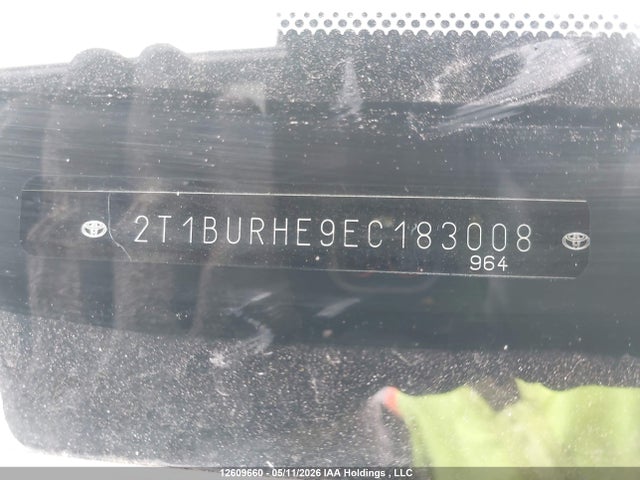 Aukcja sprzedaży 2014 Toyota Corolla S, vin: 2T1BURHE9EC183008, numer aukcji: 12609660