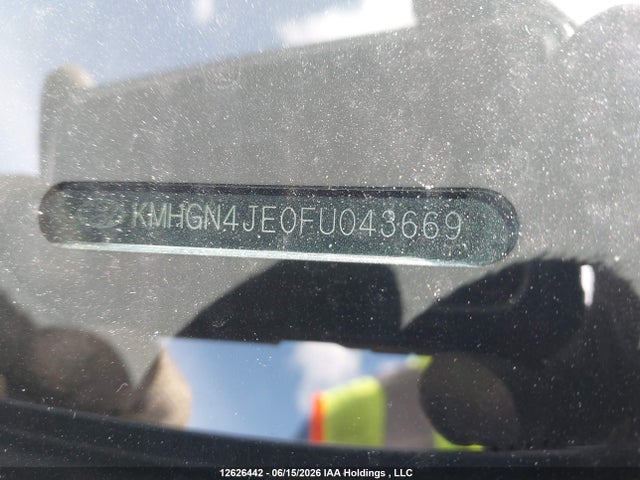Продаж на аукціоні авто 2015 Hyundai Genesis 3.8l, vin: KMHGN4JE0FU043669, номер лоту: 12626442