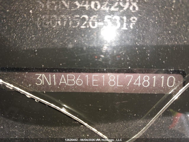 Aukcja sprzedaży 2008 Nissan Sentra 2.0/2.0s/2.0sl, vin: 3N1AB61E18L748110, numer aukcji: 12626452