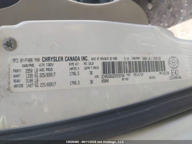 Продаж на аукціоні авто 2014 Dodge Grand Caravan Se, vin: 2C4RDGBG2ER339760, номер лоту: 12626460