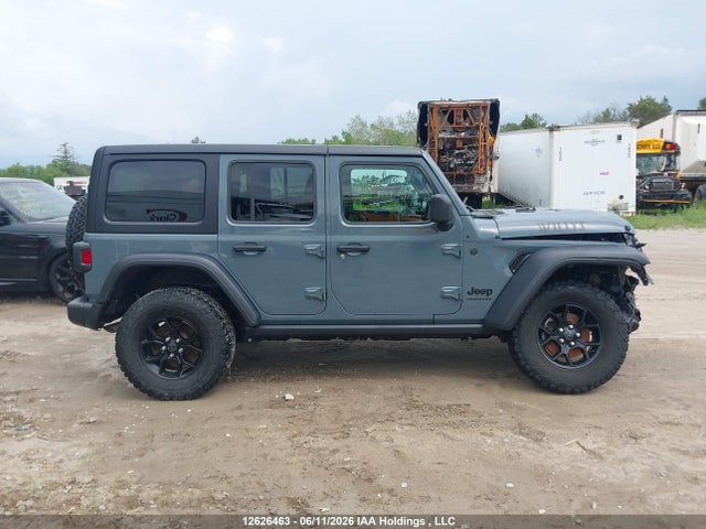 2024 Jeep Wrangler Unlimited Willys Edition მანქანა იყიდება აუქციონზე, vin: 1C4PJXDNXRW181581, აუქციონის ნომერი: 12626463