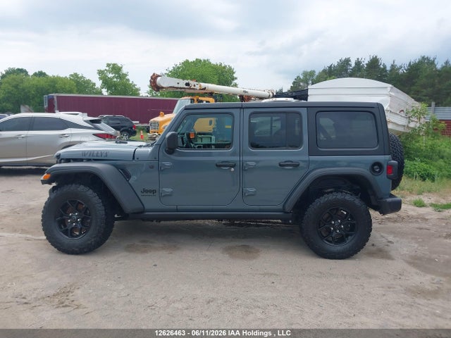 2024 Jeep Wrangler Unlimited Willys Edition მანქანა იყიდება აუქციონზე, vin: 1C4PJXDNXRW181581, აუქციონის ნომერი: 12626463