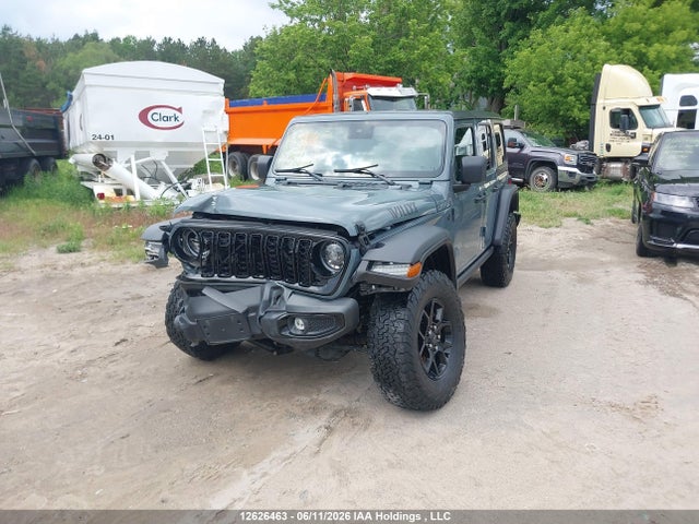2024 Jeep Wrangler Unlimited Willys Edition მანქანა იყიდება აუქციონზე, vin: 1C4PJXDNXRW181581, აუქციონის ნომერი: 12626463