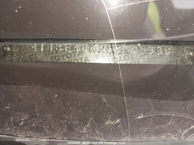 12626486 :رقم المزاد ، 4T1BE46K28U215339 vin ، 2008 Toyota Camry Ce/le/xle/se مزاد بيع