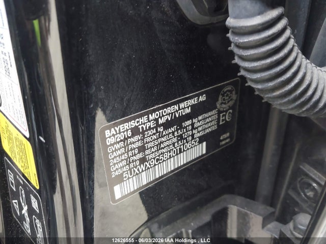 5UXWX9C58H0T10652 BMW X3 Xdrive28i