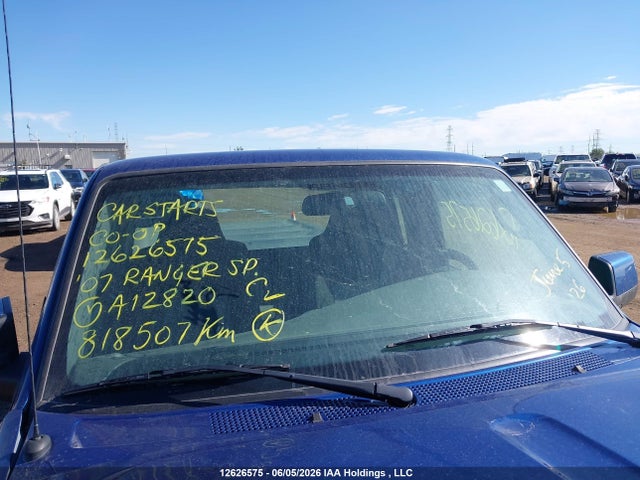 12626575 :رقم المزاد ، 1FTYR44UX7PA12820 vin ، 2007 Ford Ranger Sport/stx/xl/xlt مزاد بيع