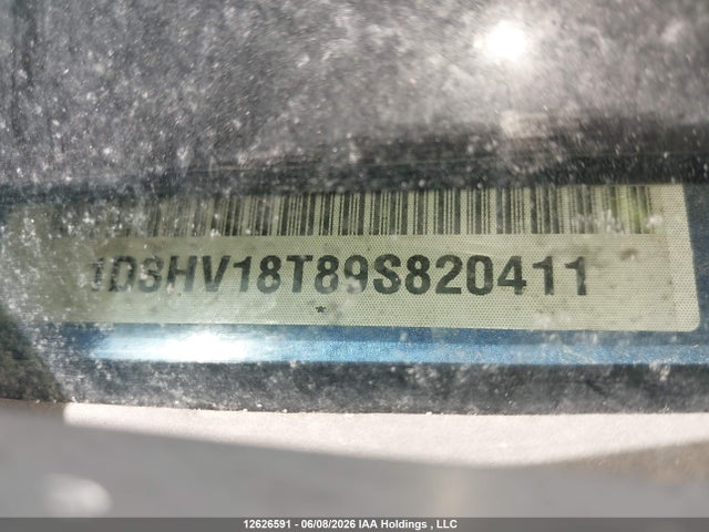 12626591 :رقم المزاد ، 1D3HV18T89S820411 vin ، 2009 Dodge Ram 1500 مزاد بيع