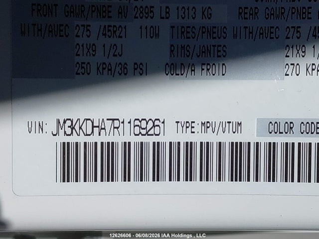 JM3KKDHA7R1169261 Mazda Cx-90 Phev Gt