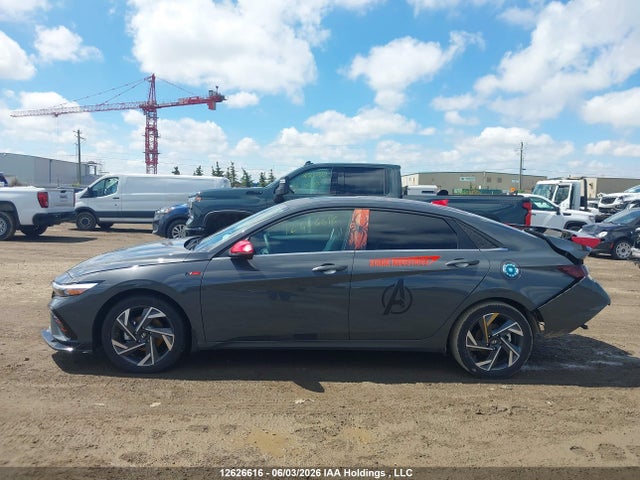 KMHLN4DJ6SU144006 Hyundai Elantra Luxury With Two-tone Interior Hybrid