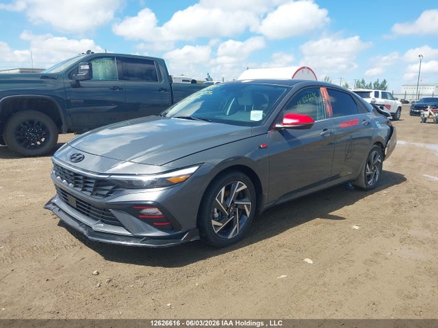 12626616 :رقم المزاد ، KMHLN4DJ6SU144006 vin ، 2025 Hyundai Elantra Luxury With Two-tone Interior Hybrid مزاد بيع