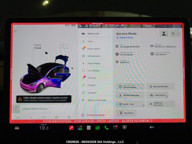 5YJ3E1EB1JF107530 Tesla Model 3 Long Range/performance